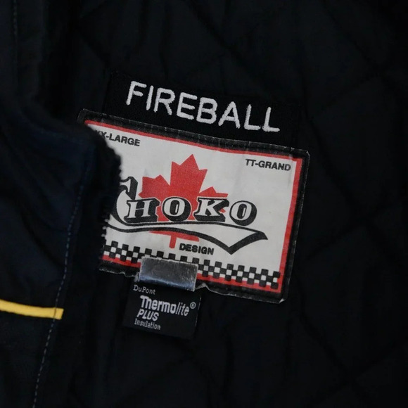 Vintage Choko Designs Black & Red with Thermolite Performance "Fireball"  Jacket - Picture 13 of 13